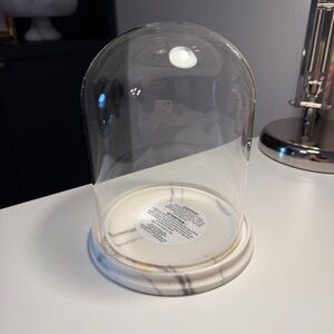 Bath and Body Works 3-Wick Candle Holder Cloche Marble